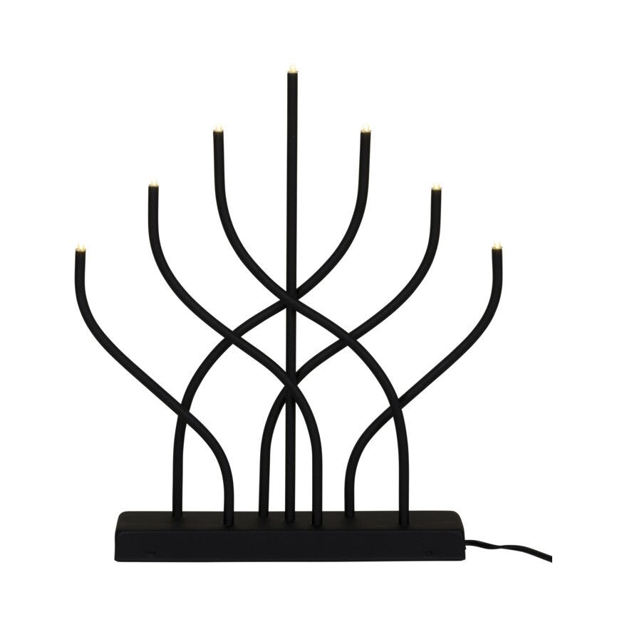 Ly VIVIAN Adventsstake 31x5 cm i Svart