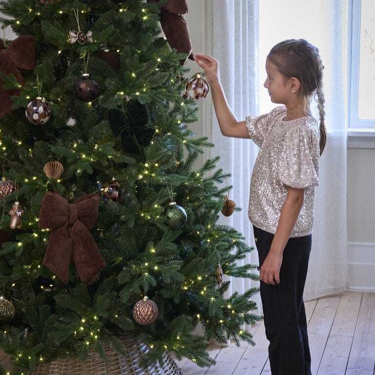 Ly VOSS Juletre med lys H210 cm i Grønn