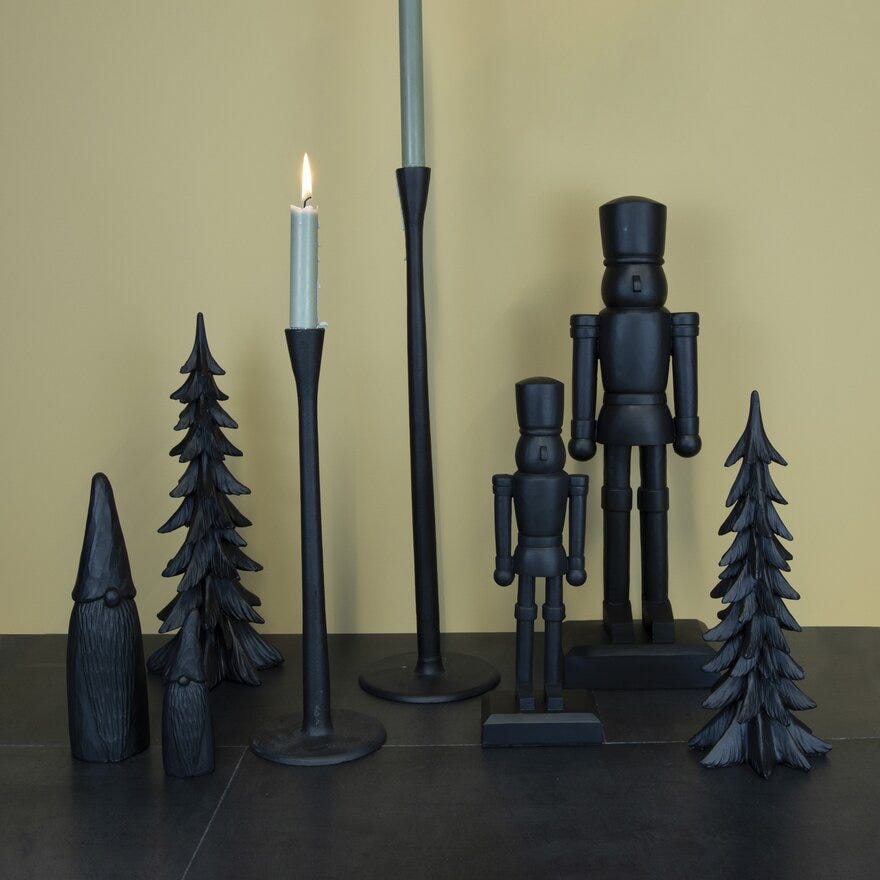 WILSON Julepynt 12x8 cm i Svart