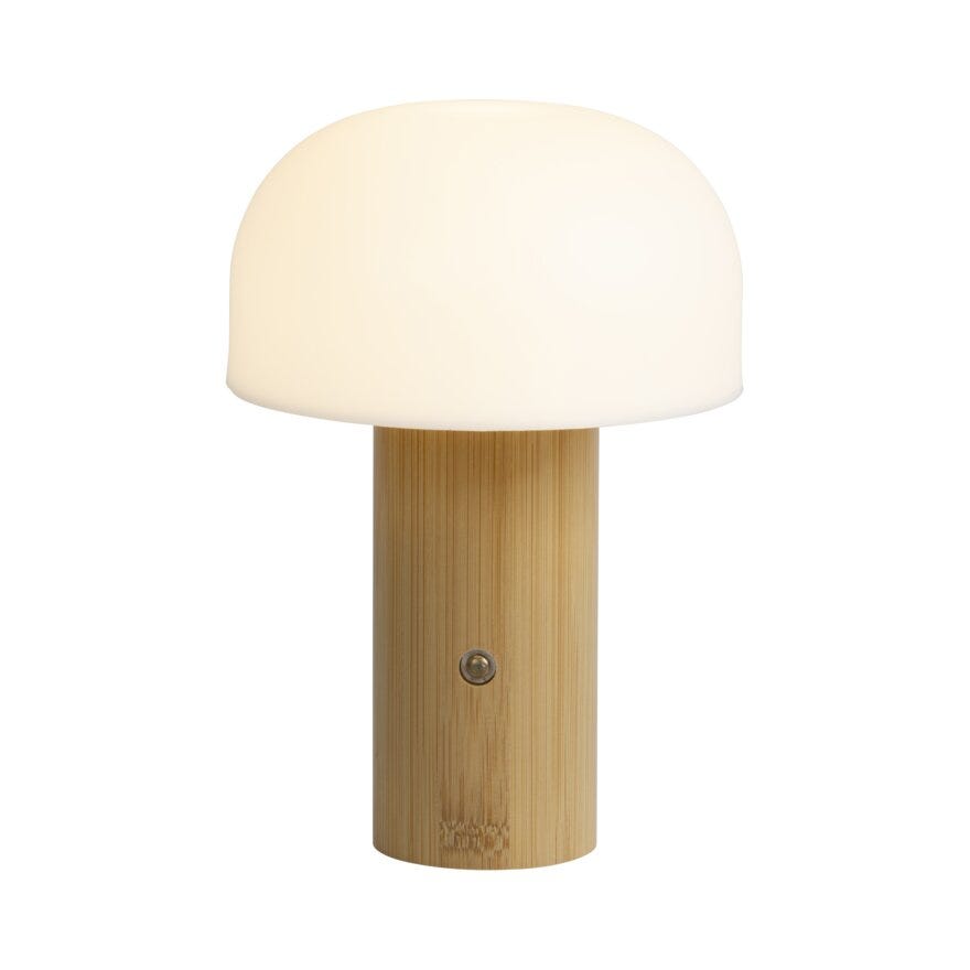 Sindig ZITO Bordlampe oppladbar H21.5 cm i Beige/natur