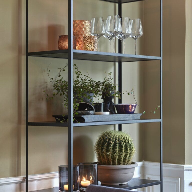 Signature Collection By Halvor Bakke SIGNATURE 3700 Reol 85x35 cm i Svart designet av Halvor Bakke