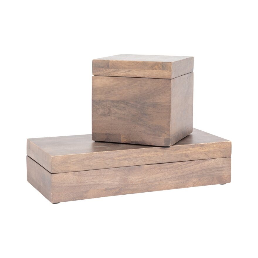 ARCANUM Oppbevaringsboks 15x15 cm i Brun designet av Storm Pedersen