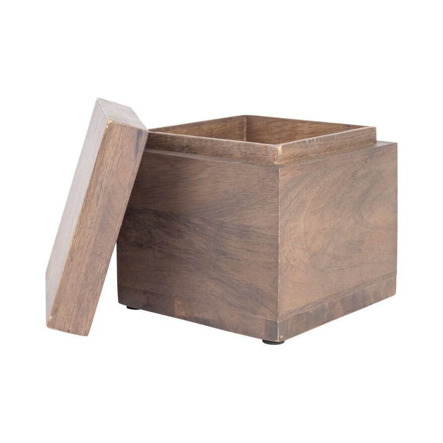 ARCANUM Oppbevaringsboks 15x15 cm i Brun designet av Storm Pedersen