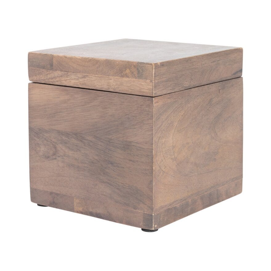 ARCANUM Oppbevaringsboks 15x15 cm i Brun designet av Storm Pedersen