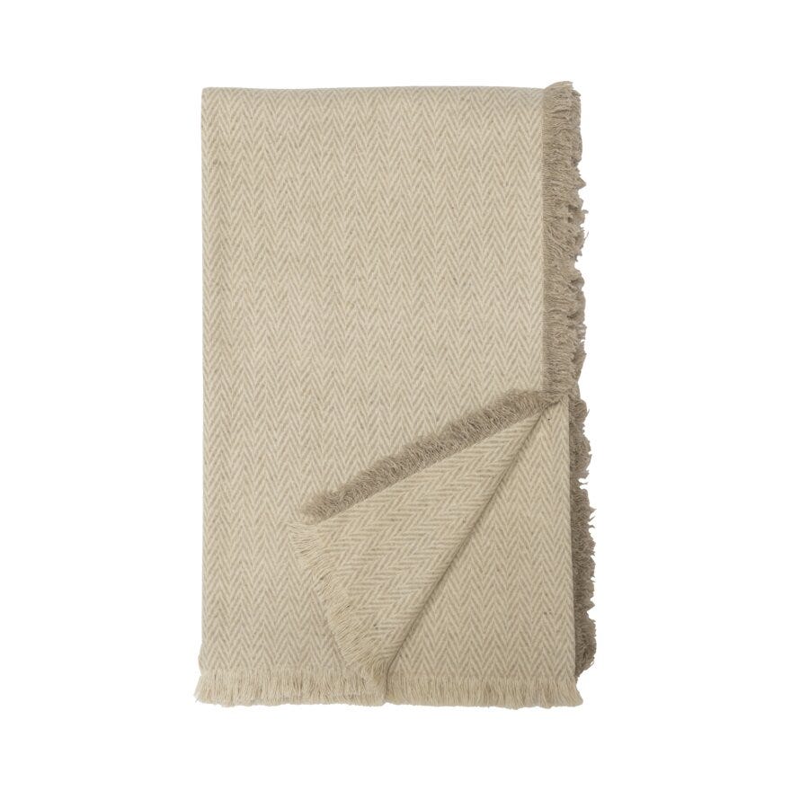 Halvor Bakke ASIMA Pledd 120x200 cm i Beige/natur designet av Halvor Bakke