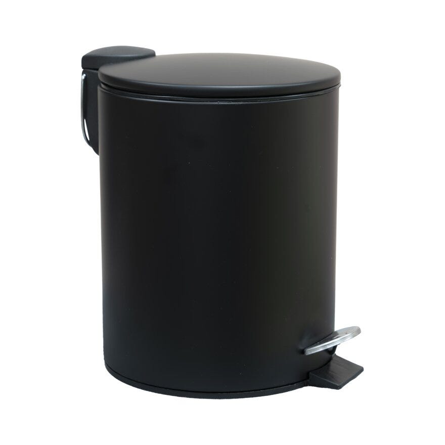 Turiform EVIA Pedalbøtte 5L cm i Svart