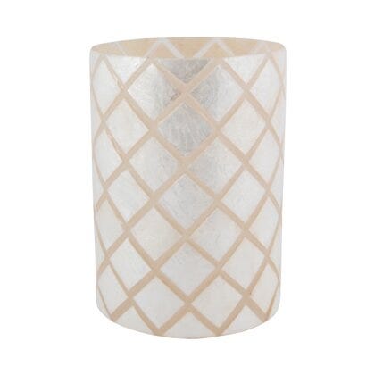 Halvor Bakke VARCA Lysholder H20 cm i Beige/natur designet av Halvor Bakke