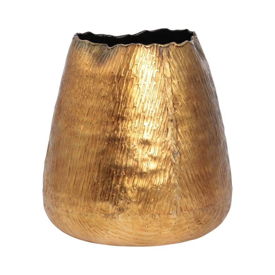 Halvor Bakke HALVOR BAKKE Vase H25 cm i Gul designet av Halvor Bakke