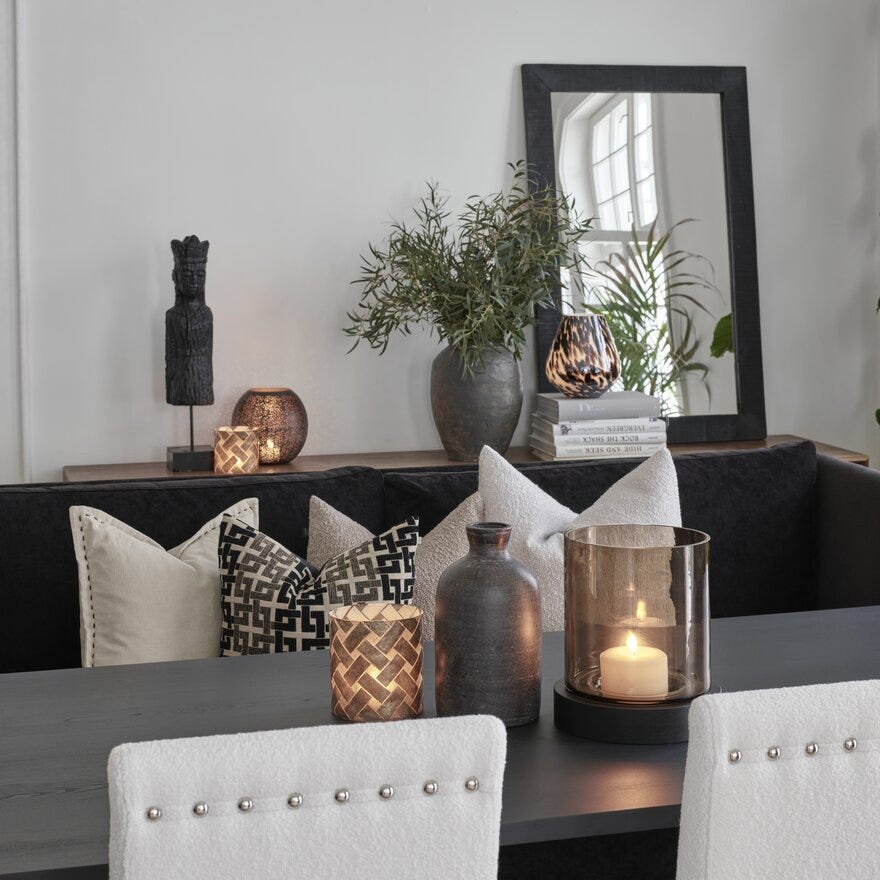 Cabin Collection by Halvor Bakke TURUFJELL Speil H110 cm i Svart designet av Halvor Bakke