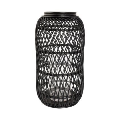 Cabin Collection by Halvor Bakke LOMBOK Lykt H45 cm i Svart designet av Halvor Bakke