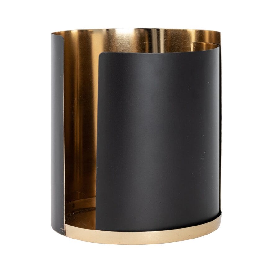 Halvor Bakke INKA Lysholder Ø20.5 cm i Svart designet av Halvor Bakke