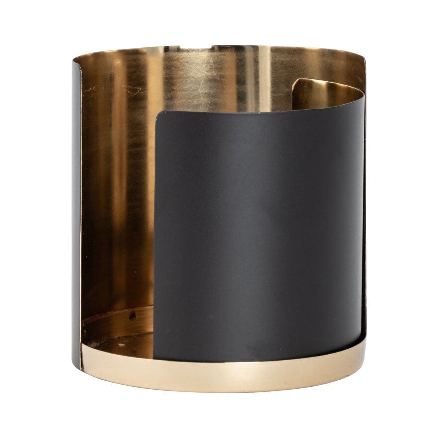 Halvor Bakke INKA Lysholder Ø15.5 cm i Svart designet av Halvor Bakke