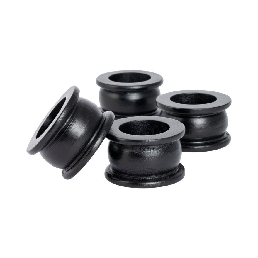 Halvor Bakke KURUMAN Serviettring Ø5.5 cm i Svart designet av Halvor Bakke
