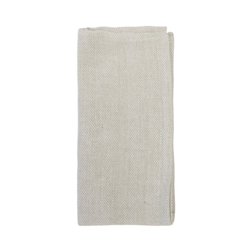 Halvor Bakke LECCE Serviett 45x45 cm i Beige/natur designet av Halvor Bakke
