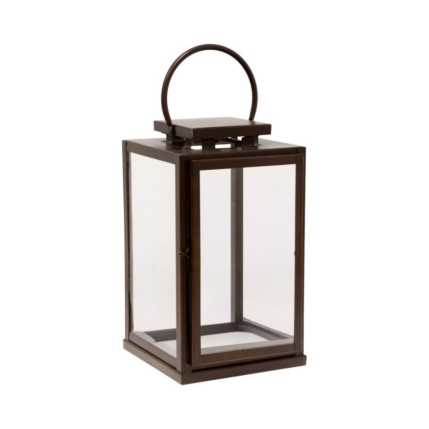 Halvor Bakke MARMI Lykt H38 cm i Brun designet av Halvor Bakke