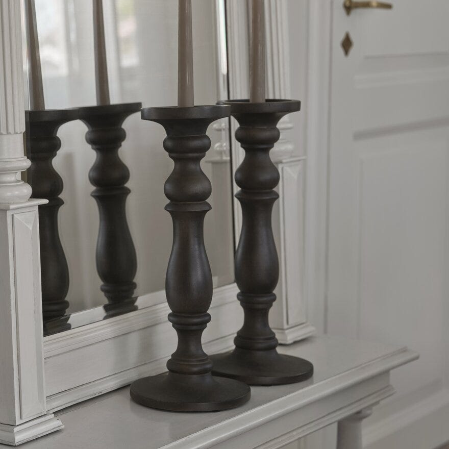 Halvor Bakke NATAL Lysestake H41 cm i Brun designet av Halvor Bakke