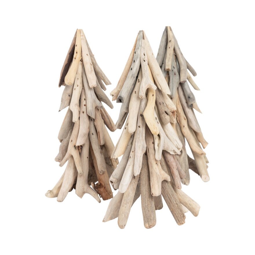 Halvor Bakke NYANGA Dekortre H18 cm i Beige/natur designet av Halvor Bakke