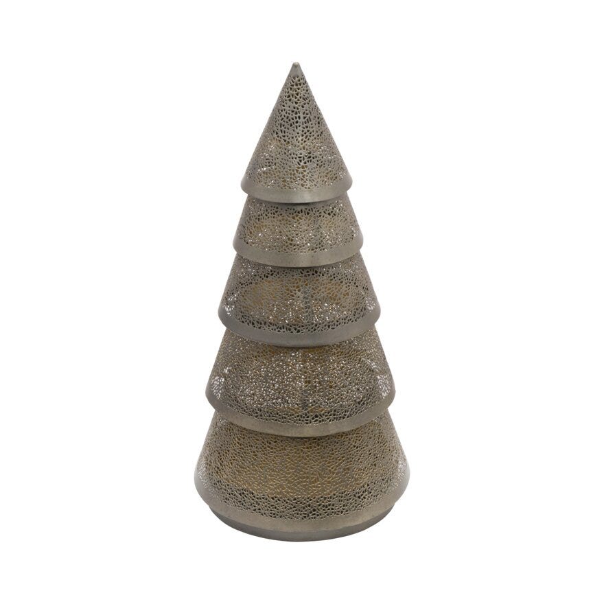 Halvor Bakke SANTA Julelysholder H47 cm i Brun designet av Halvor Bakke