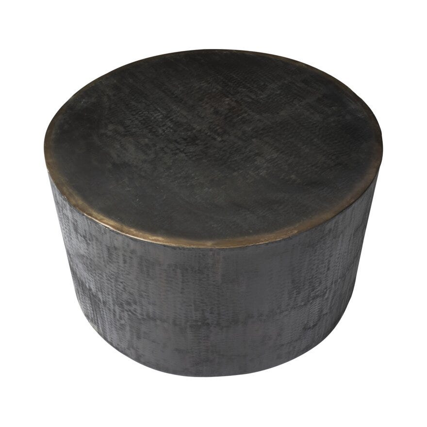 Halvor Bakke Signature 1865 Sofabordsett Ø80 cm i Brun designet av Halvor Bakke