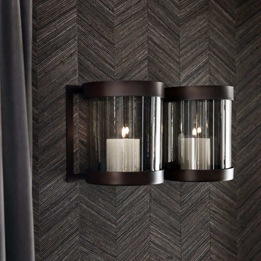 Halvor Bakke VILA Vegglykt Ø20 cm i Brun designet av Halvor Bakke