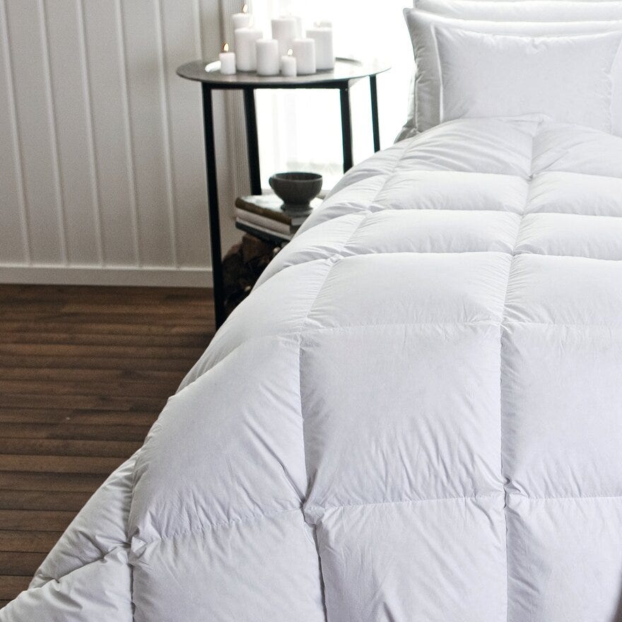 Norsk Dun BITIHORN Dundyne 140x220 cm i Hvit