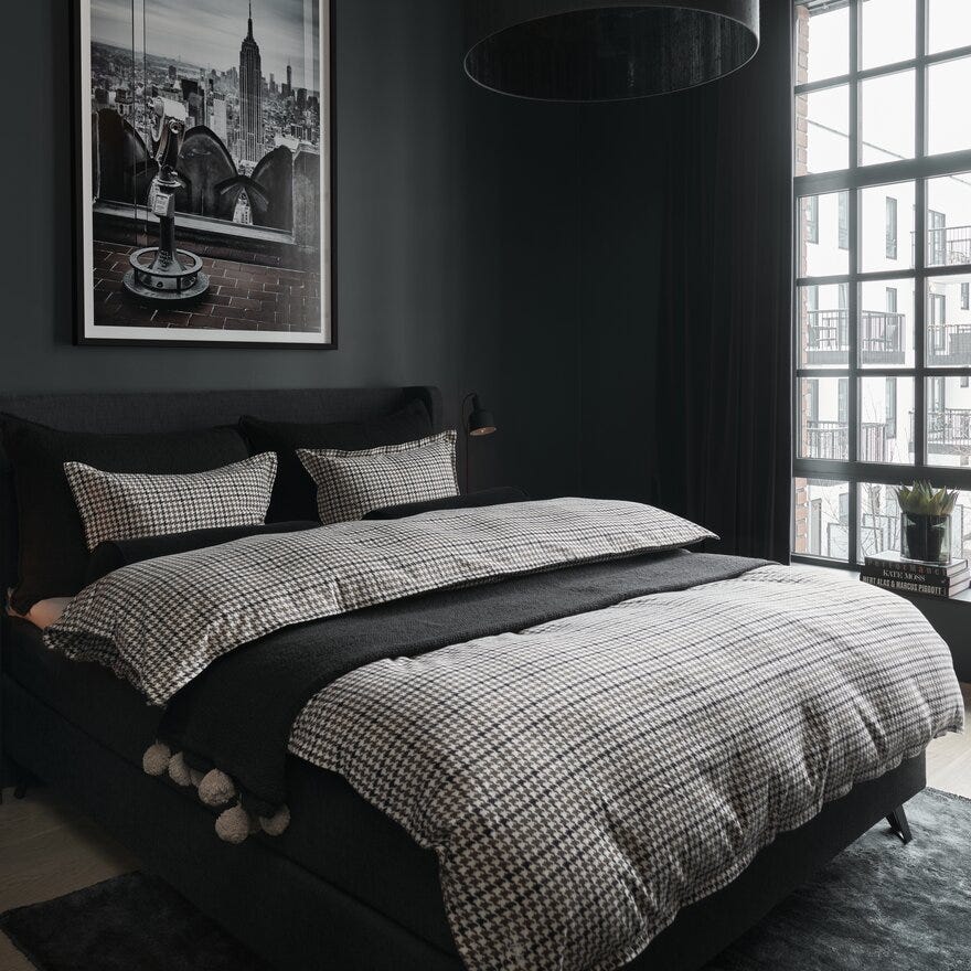 Bedtime Story By Halvor Bakke BOSCHENDAL Sengeteppe 140x240 cm i Svart designet av Halvor Bakke