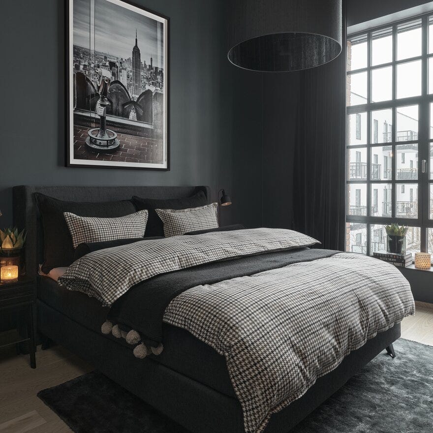 Bedtime Story By Halvor Bakke BOSCHENDAL Hotellputetrekk 70x100 cm i Svart designet av Halvor Bakke
