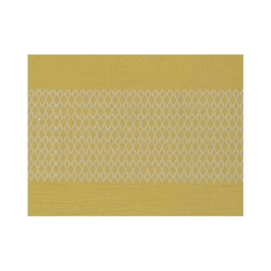 Tone Kroken LE PETITE Sengeteppe 160x220 cm i Gul designet av Tone Kroken