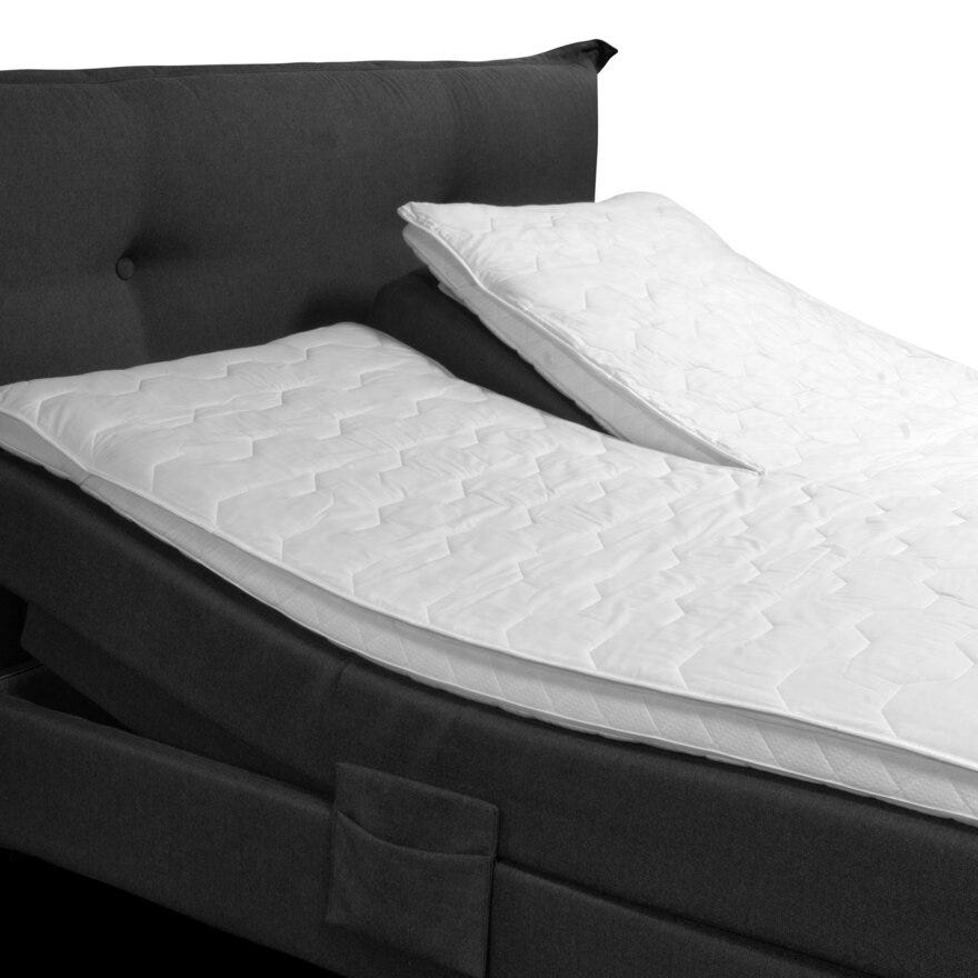 Turiform MADRASSBESKYTTER Madrassbeskytter med splitt 210x210 cm i Hvit
