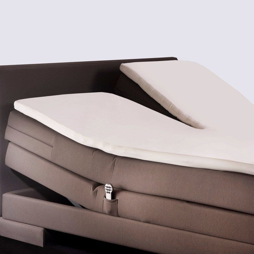 Turiform PERCALE Splittlaken 180x200 cm i Hvit