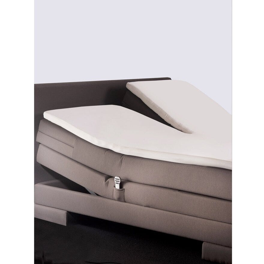 Turiform PERCALE Splittlaken 180x200 cm i Hvit
