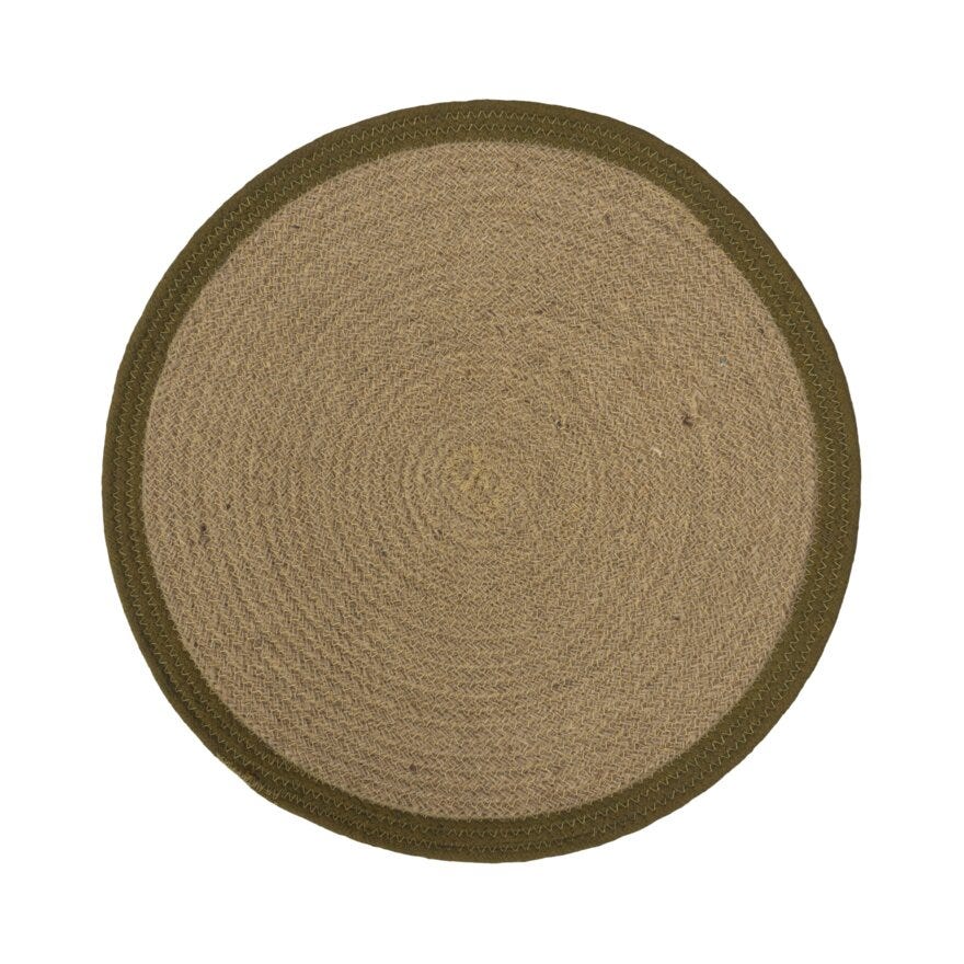 Turiform SIGRID Bordbrikke Ø38 cm i Beige/natur