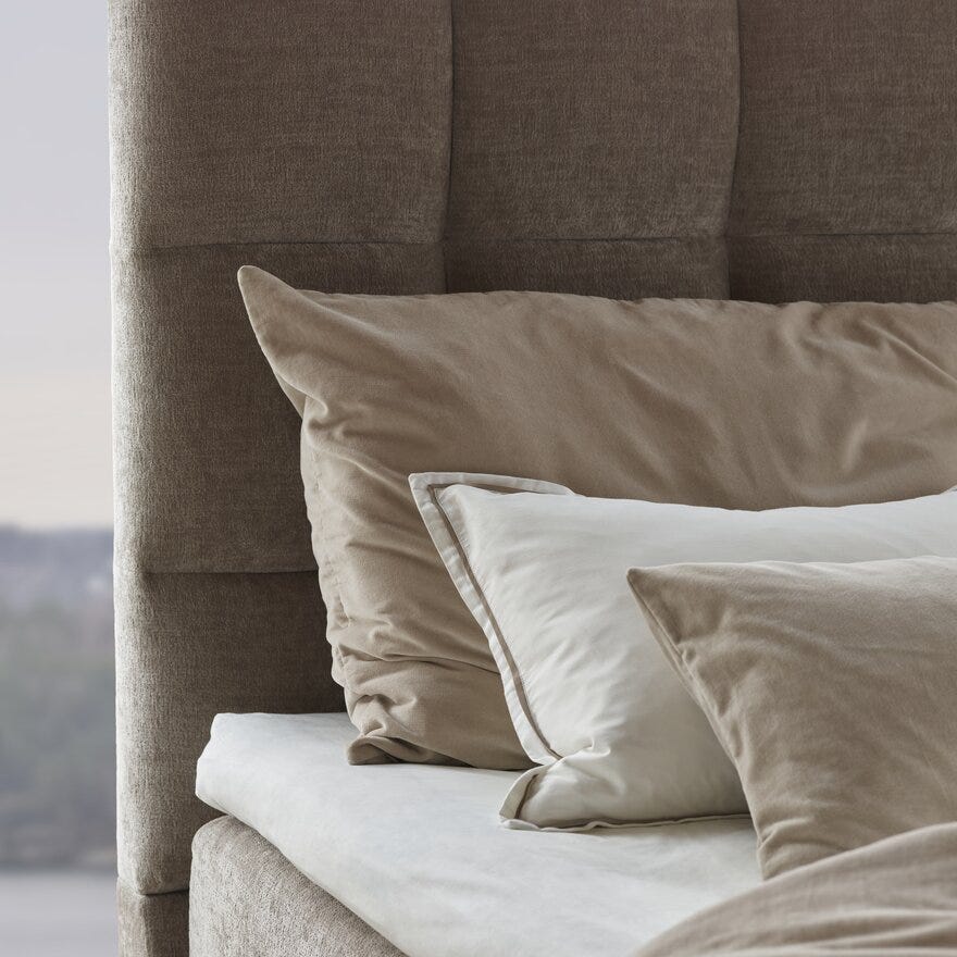Signature Collection Sleeping LINDØY Sengegavl 182x169 cm i Beige/natur