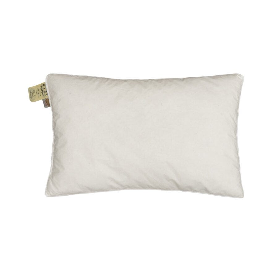 Norsk Dun STAY HAPPY Dunpute 40x60 cm i Hvit