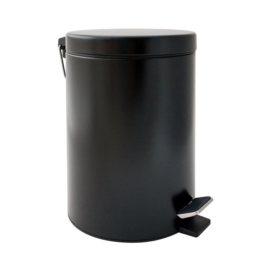 URBAN Pedalbøtte 5L cm i Svart