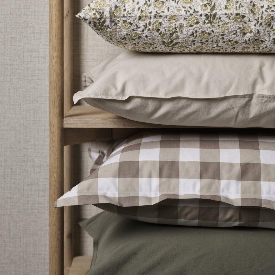 Sindig ARIA Sengesett 140x200 cm i Beige/natur