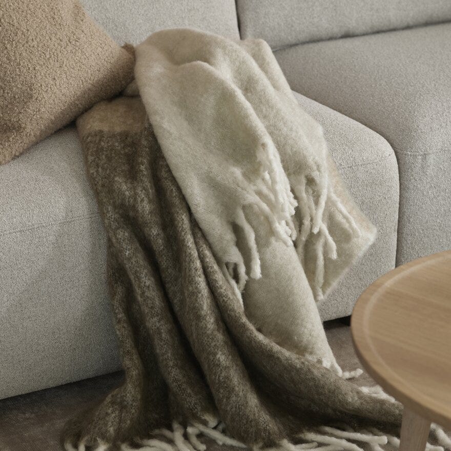 Sindig BEATRICE Pledd 130x170 cm i Beige/natur