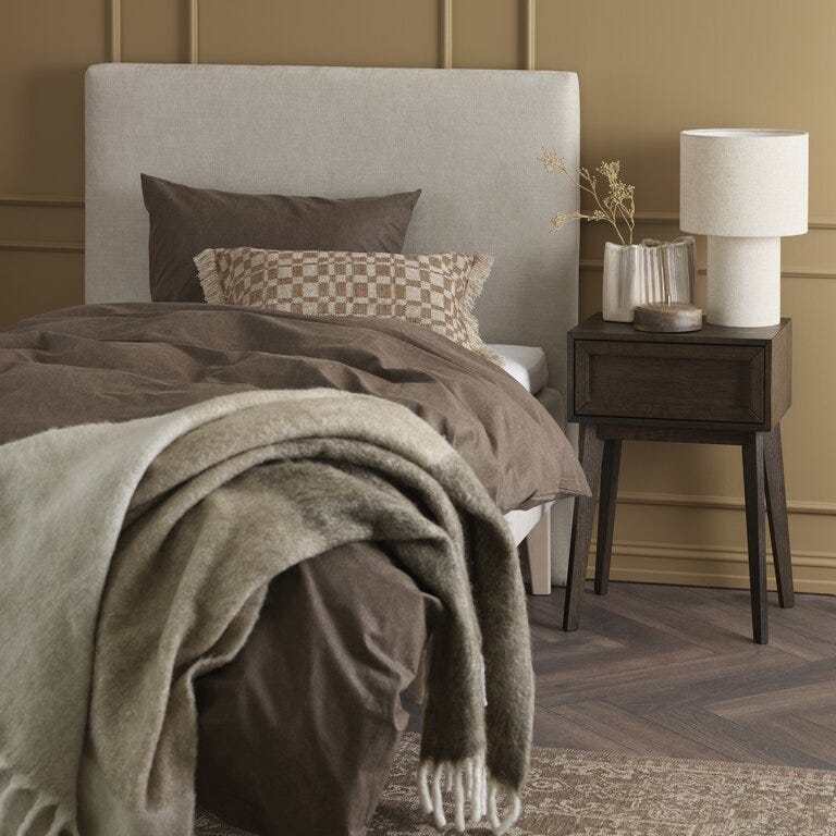 Sindig BEATRICE Pledd 130x170 cm i Beige/natur
