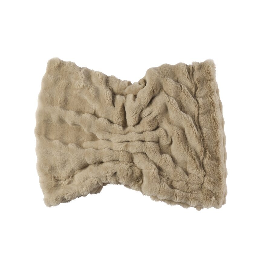 Sindig BROOKE Pledd 130x170 cm i Beige/natur