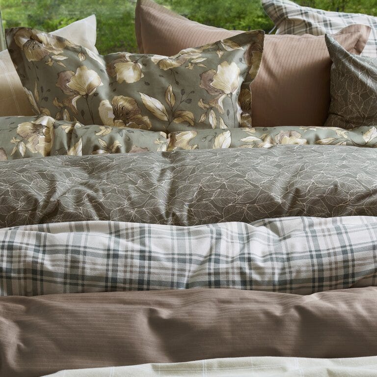 Sindig ELISABETH Sengesett 140x220 cm i Beige/natur