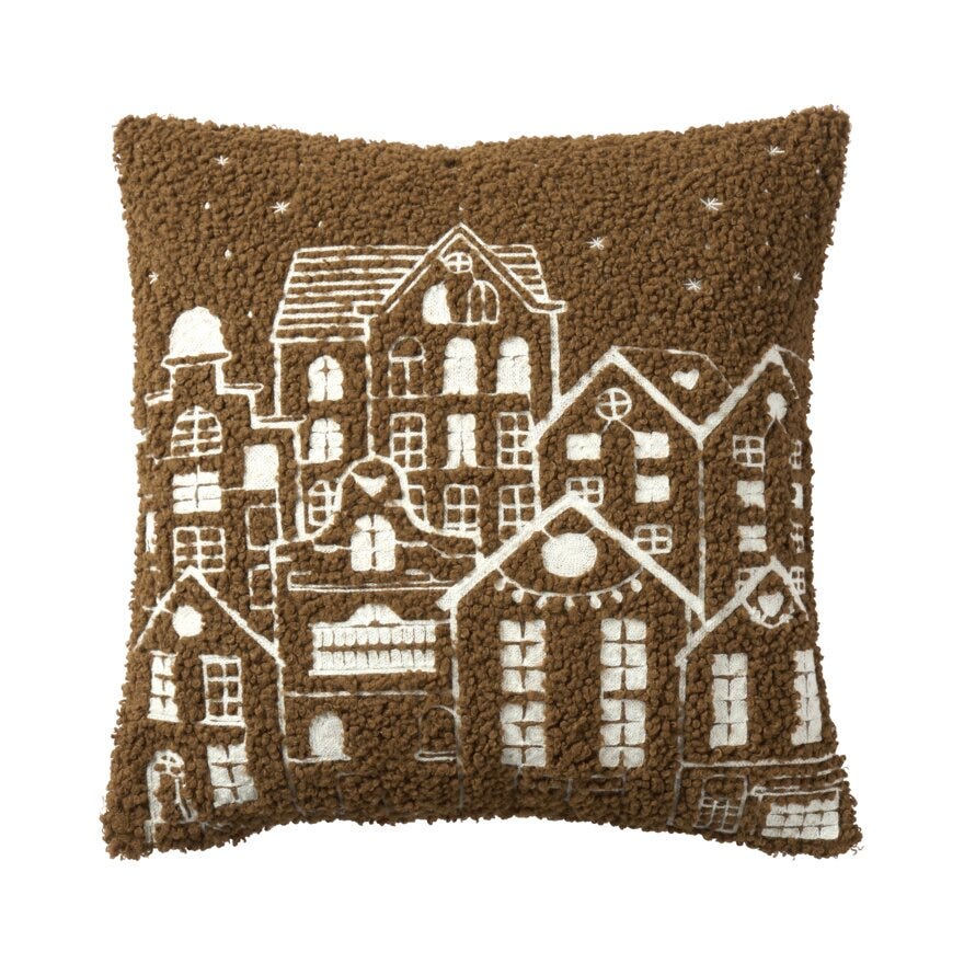 Sindig FJELLHEIM Pynteputetrekk 45x45 cm i Brun