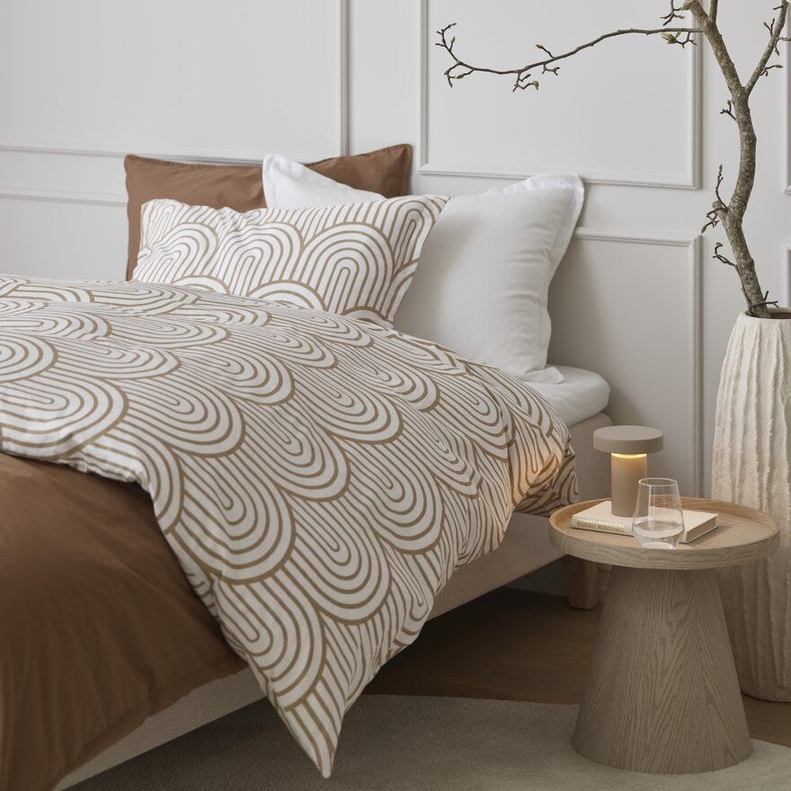 Sindig GINA Sengesett 140x200 cm i Beige/natur