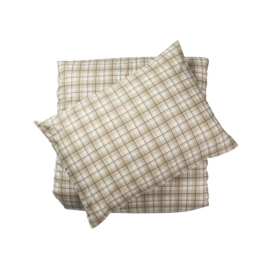 Sindig GURO Sengesett 140x200 cm i Beige/natur