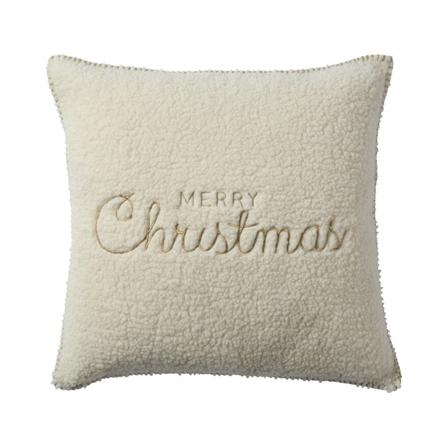 Sindig MERRY Pynteputetrekk 50x50 cm i Beige/natur