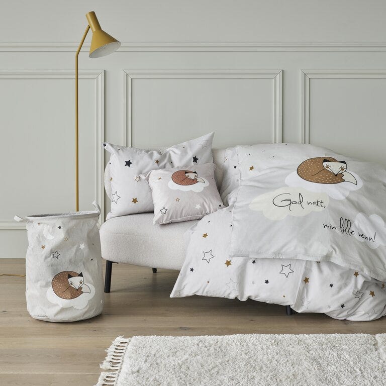 Sindig MIKKEL Sengesett 100x140 cm i Beige/natur