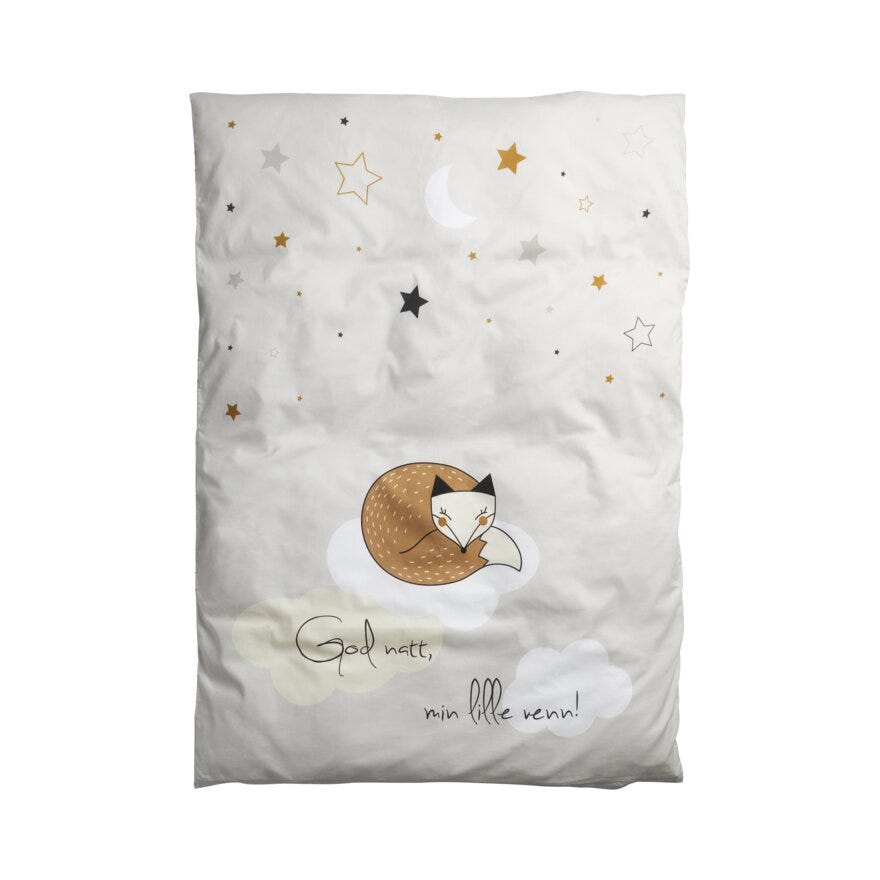 Sindig MIKKEL Sengesett 100x140 cm i Beige/natur
