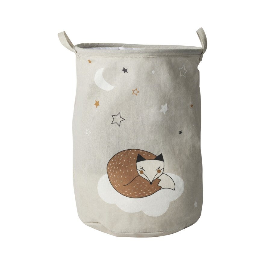 Sindig MIKKEL Kurv Ø52 cm i Beige/natur