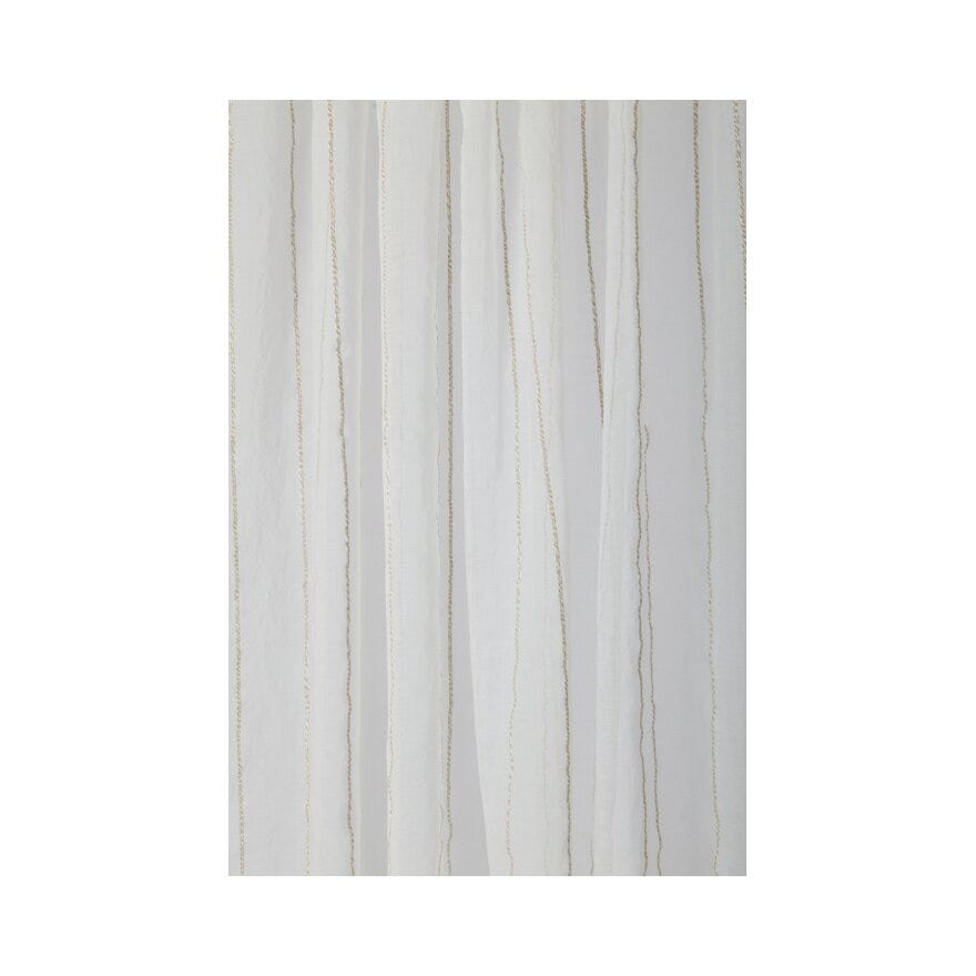 Sindig NAOMI Gardin 135x220 cm i Hvit