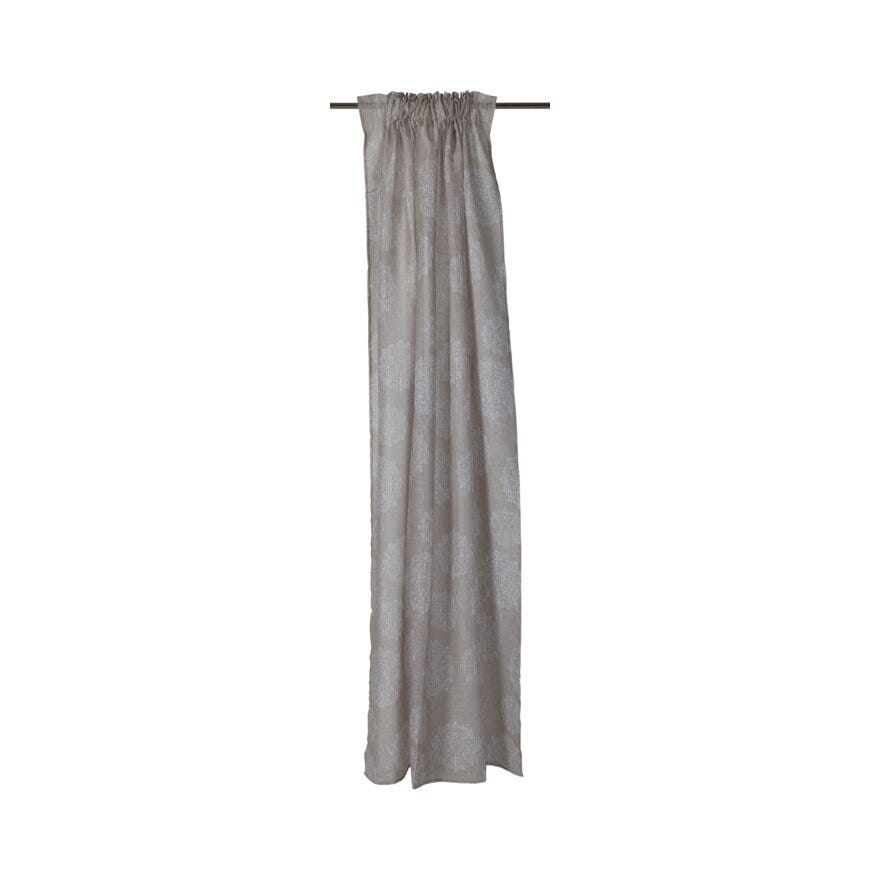 Sindig PERNILLE Gardin 135x220 cm i Beige/natur