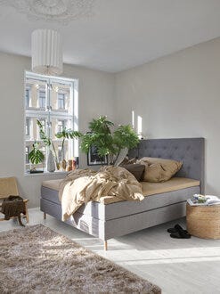 Sindig RAW Konvoluttlaken 90x200 cm i Beige/natur